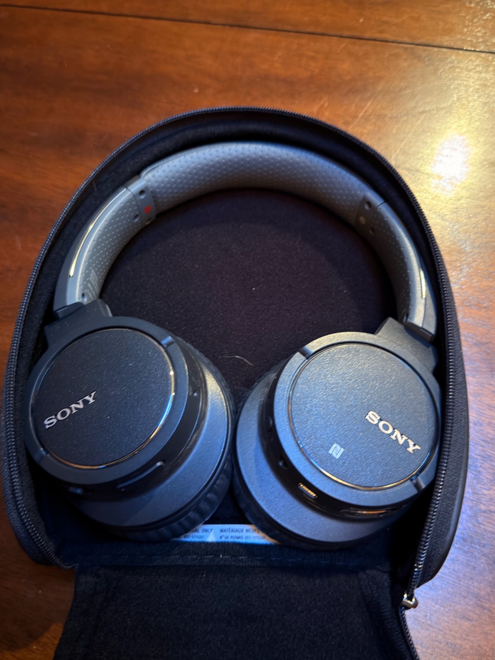 Sony Foldable Over-Ear Headphones - Black/Gray